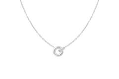  Voque Maven - Link necklaces - Silver / Rhodium plated - Crystal - 45cm